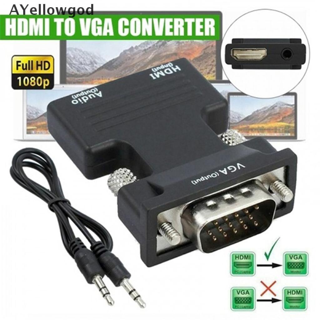 Adaptador Hdmi A Vga Hdmi Hembra A Vga Macho Convertidor