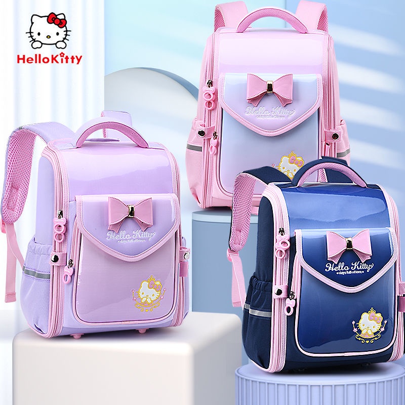 Mochila Hello Kitty Niñas Estudiantes Primaria 1º 3º Grado - Temu