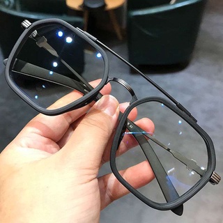 Gafas De Sol para Hombre Casual Lentes Cuadrado Sin Marco Gafas Elegante de  2023