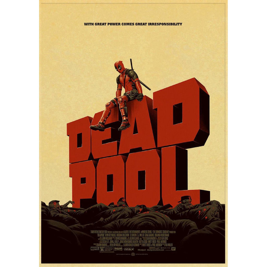 Poster Deadpool E Wolverine Marvel - 61x91,5 Cm, Carta Lucida, Per Cameretta - Foto 7