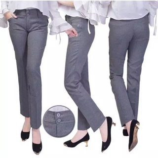 Pantalones de oficina de trabajo FORMAL SLIMFIT para mujer, tela
