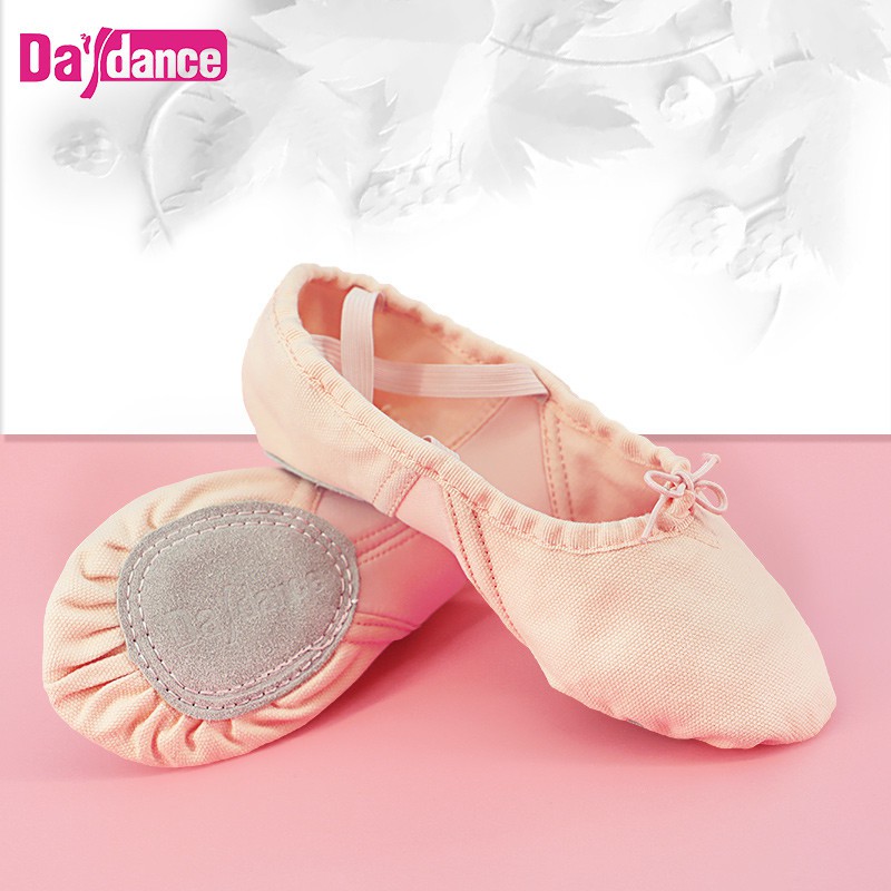 Zapatos planos de Ballet para mujer, zapatillas de Ballet para niña y niña,  calzado de baile suave, zapatos de práctica de bailarina, lona