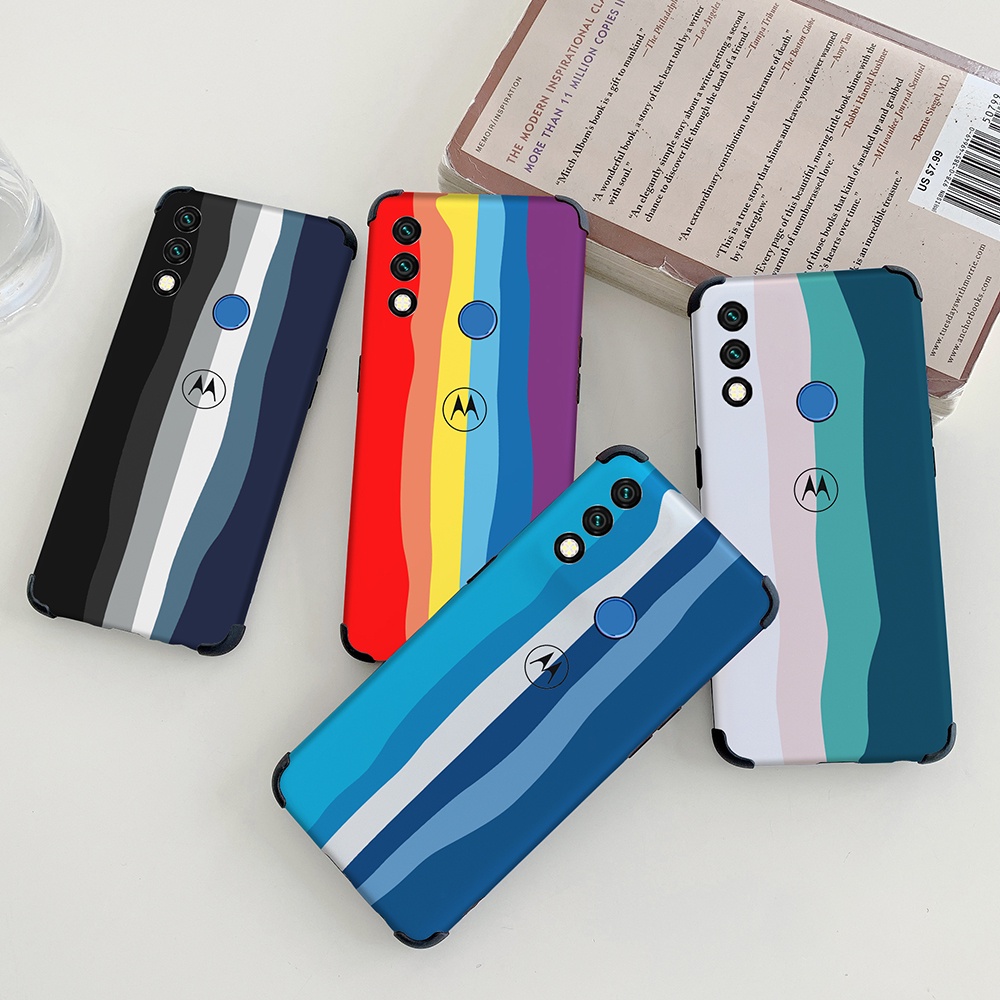 Funda Oficial Original De Color Arco Iris Xiaomi Redmi Note 10 Pro 5G 9 8 7  Carcasa Marca Cubierta De Silicona Degradada