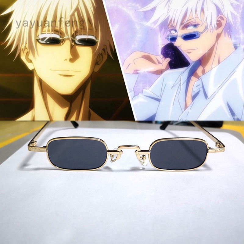Gafas De Cosplay Gojo Satoru Jujutsu Kaisen Negras Accesorios De Disfraces  Anime Props