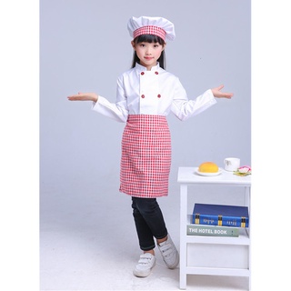 Uniforme De Chef Para Niños , Rendimiento De Escenario De Cocina , Ropa De  Fiesta De Halloween , Conjunto De Tops + Sombrero + Disfraces De Cosplay |  Shopee Colombia