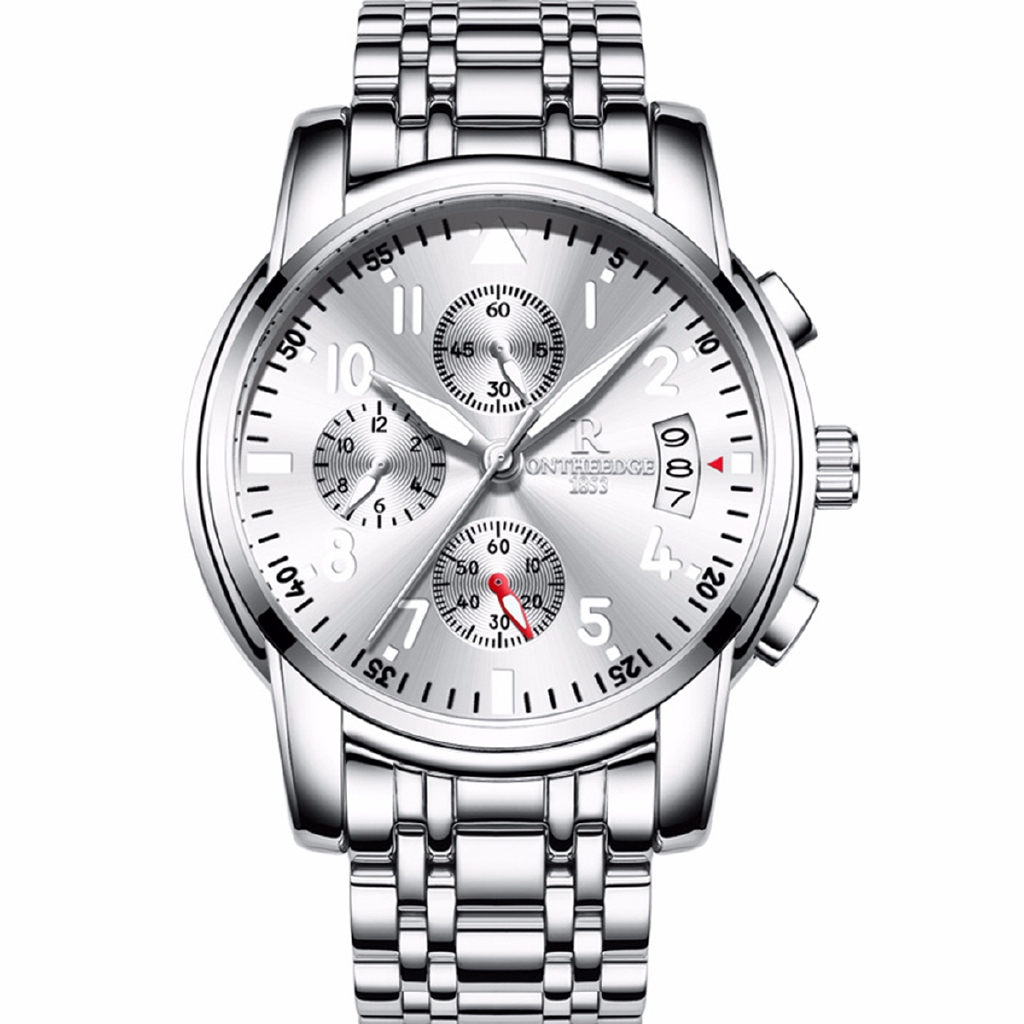 ONTHEEDGE Reloj De Los Hombres De La Marca De Lujo Superior Gran