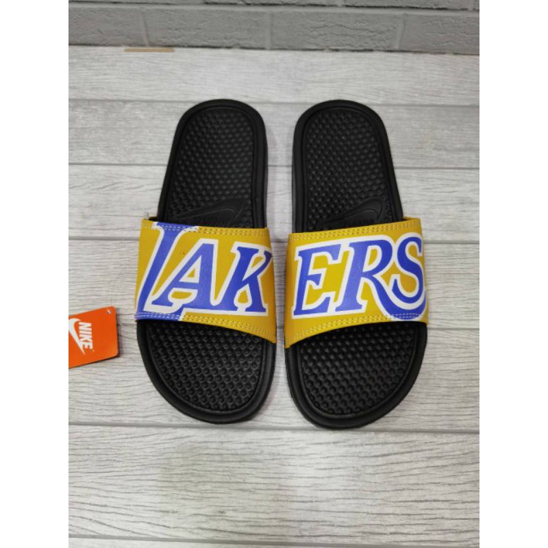 Nike Benassi NBA Lakers Sendal Slides Shopee Colombia