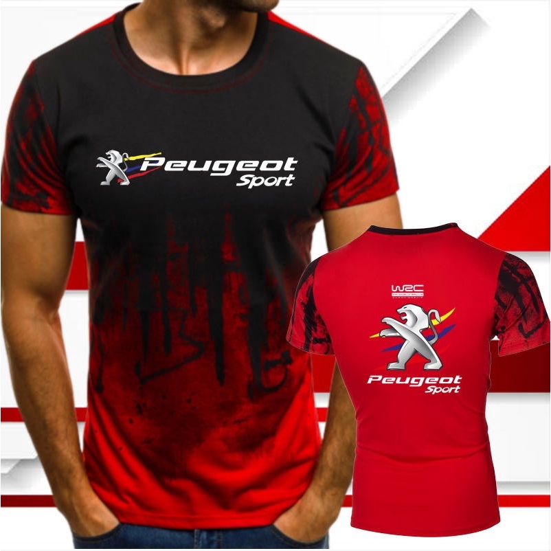 Nueva Moda Hombres Fitness Tops PEUGEOT Sport Old Rally Car WRC Camisetas O Cuello Algodon Manga Corta Slim Camiseta Shopee Colombia