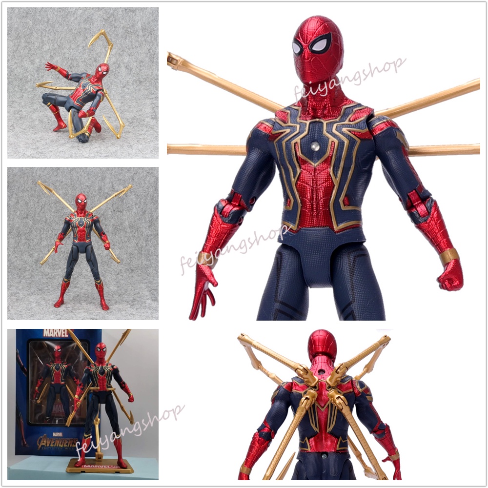 Spiderman Vengadores Infinity War Iron Spider Man Figura De Accion Modelo De Juguete Articulado