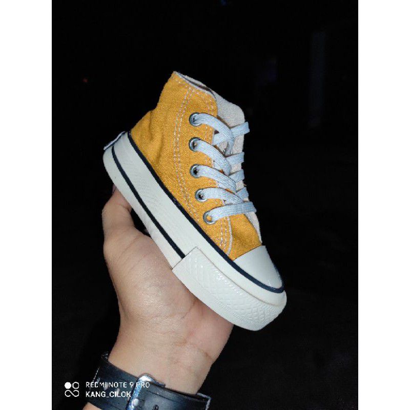 Amarillo grado PREMIUM CONVERSE zapatos de ni os YELOW grado