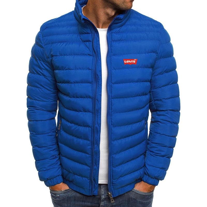 Chaquetas de invierno azules de hombre