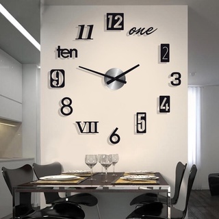 Reloj de pared grande para cocina, relojes de acero inoxidable con