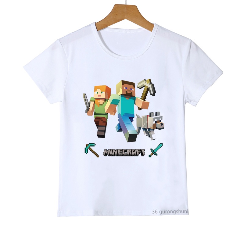 Playeras de minecraft best sale para niños de cumpleaños