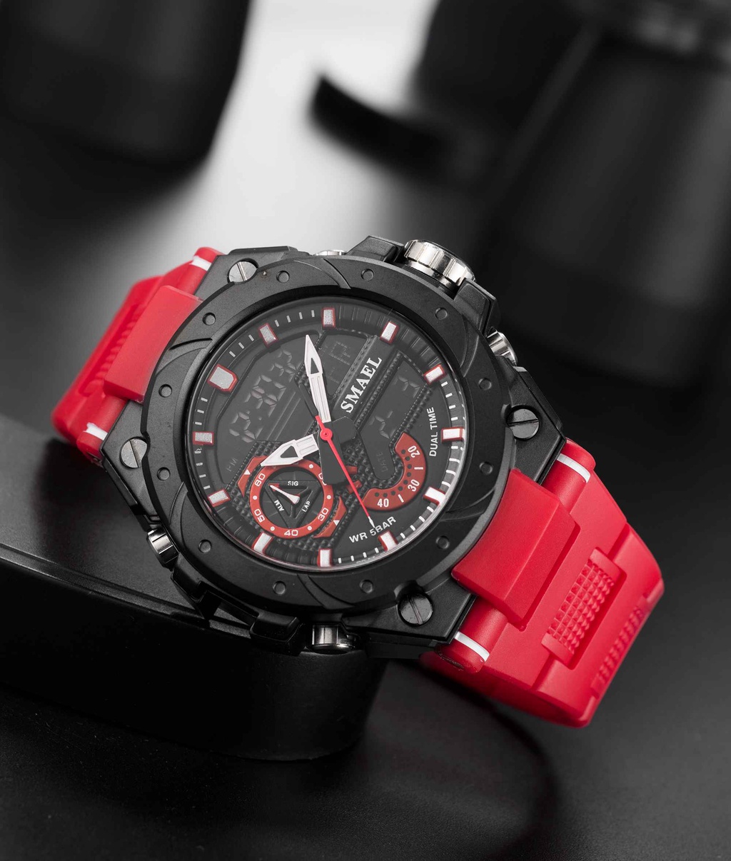 Nuevo modelo 8069 Deportes rojo LED relojes digitales relojes de hombre  impermeable a los hombres relojes - China Relojes de regalo y ver precio