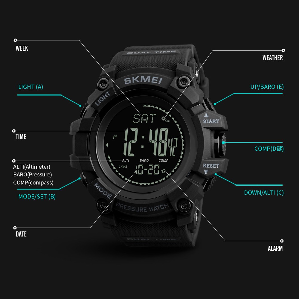 Reloj skmei 1358 español hotsell