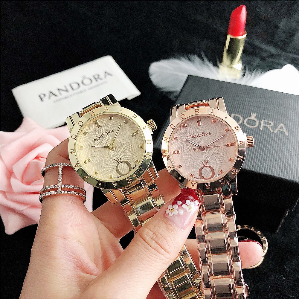 Reloj De Mujer Diamante Acero Inoxidable Hebilla Imán Relojes De Pulsera