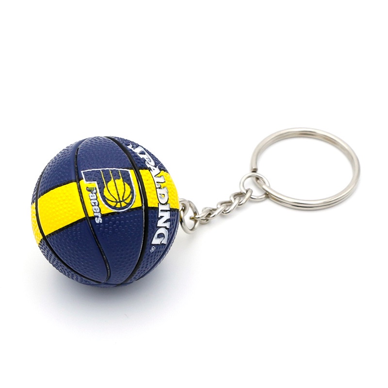 2 Llaveros Deportivos - Voleibol Y Baloncesto | Mini Simulación | Para Llaves, Bolsos O Regalos