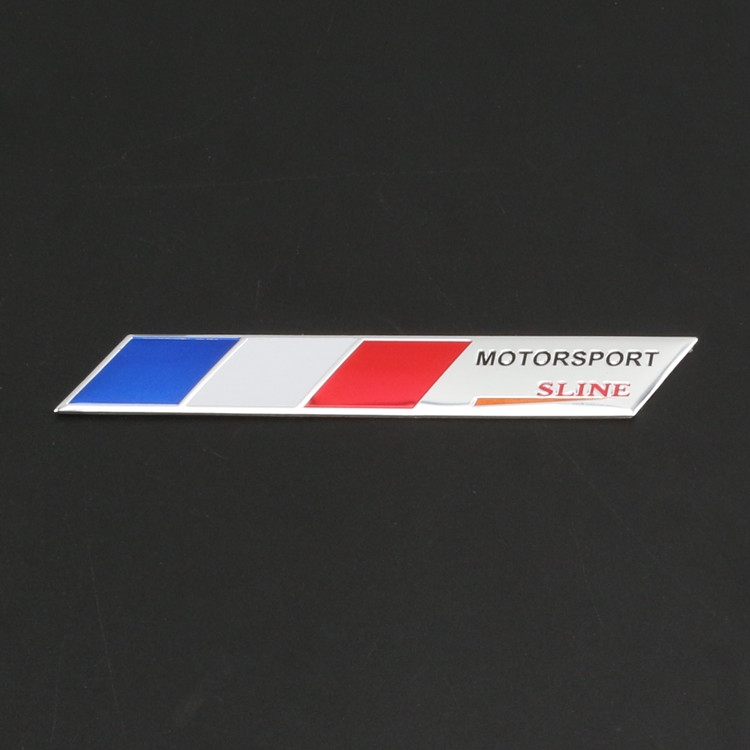 Sticker Bumper Auto Bandiera Francese In Alluminio On - Foto 6