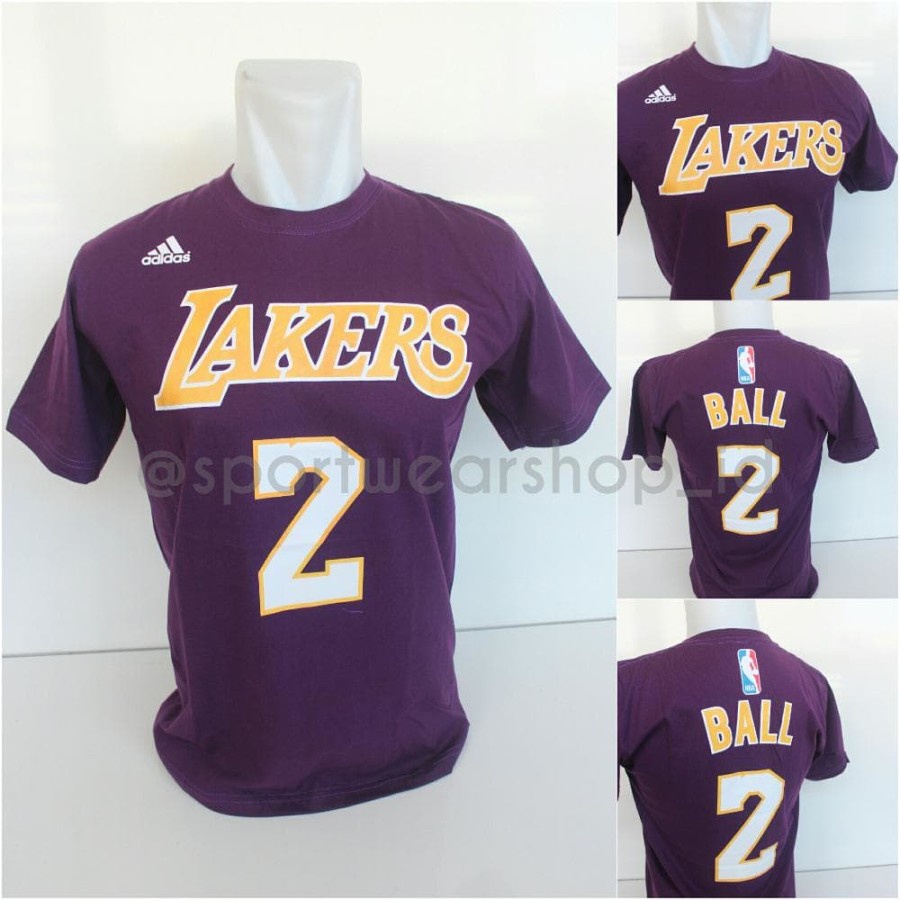 Camiseta Angeles Lakers Morada