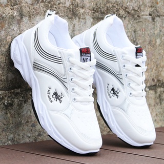 Zapatos Deportivos Para Hombre Zapatillas De Deporte Casual Tenis Moda  Hombres Blanco Entrenadores Cuñas