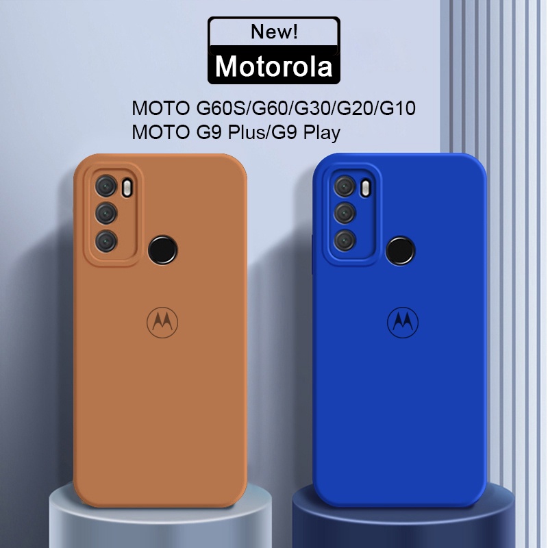 Funda De Silicona Suave Para Teléfono Motorola MOTO G9 Plus Play G60S G60  G30 G20 G10 G200/Cubierta De Protección De Lente De Cámara