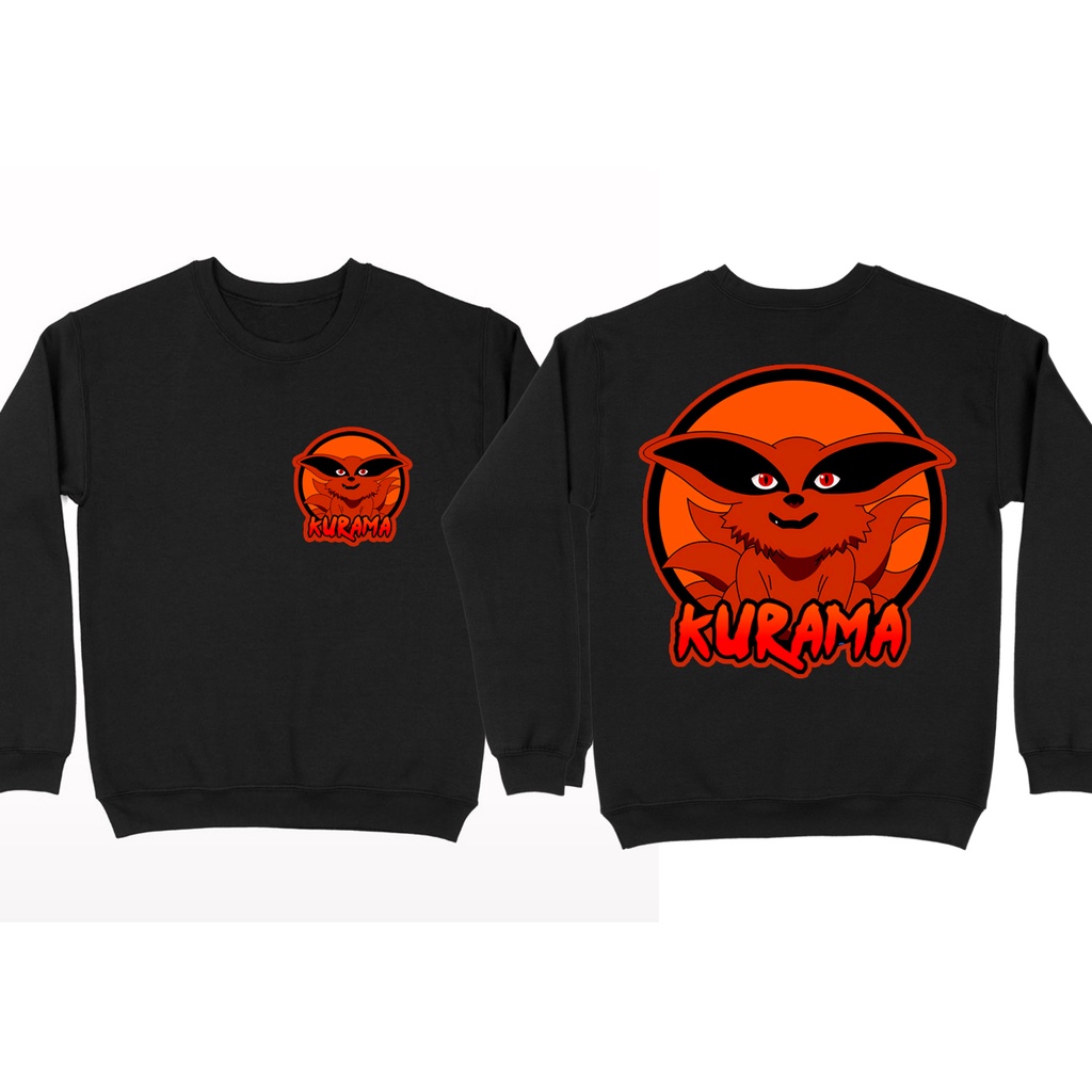 Suéter cuello redondo ANIME KURAMA NARUTO UZUMAKI NINJA KONOHA MANGA ...