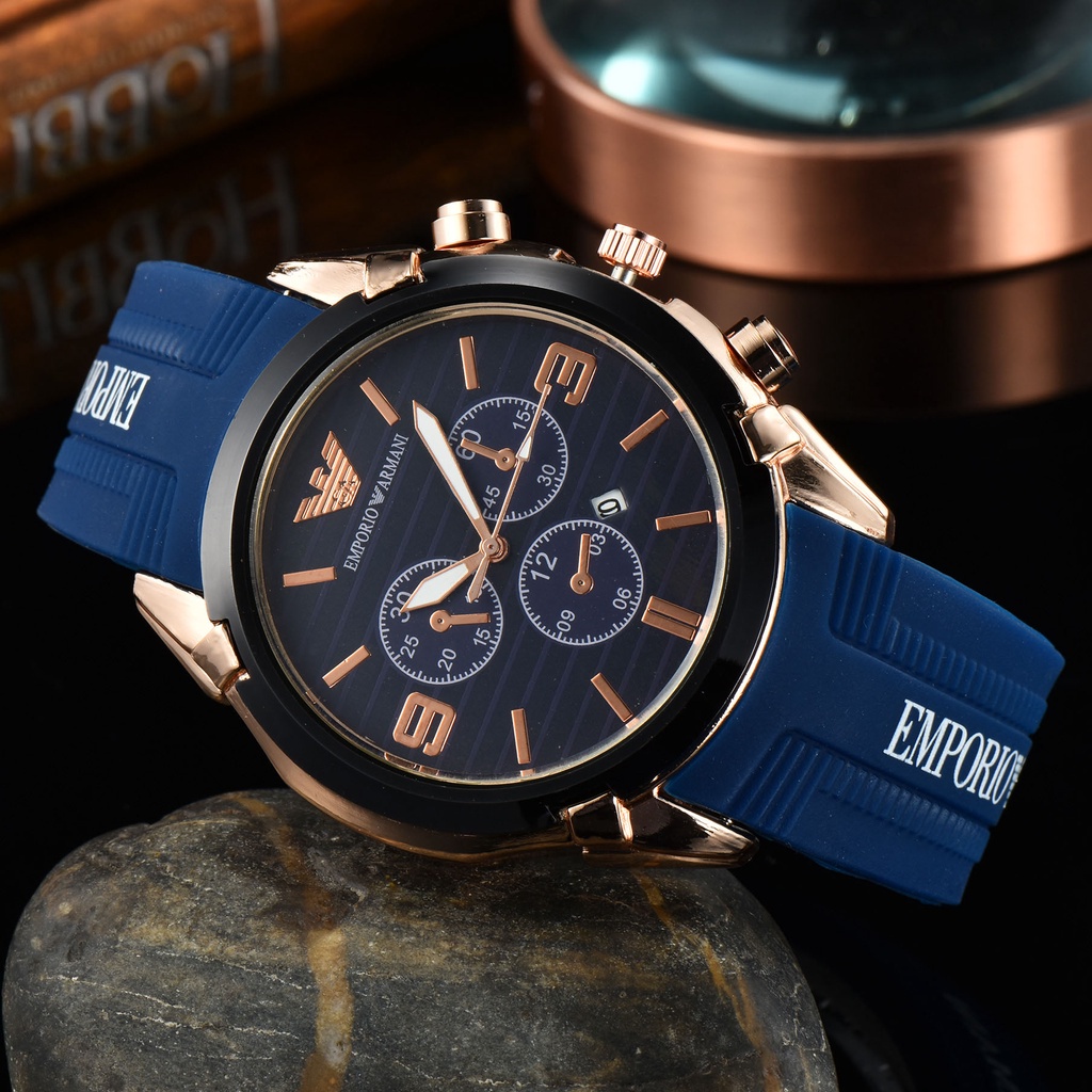 Armani Hombres Reloj De Cuarzo Calendario De Lujo De Negocios