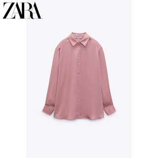 Camisa raso online zara