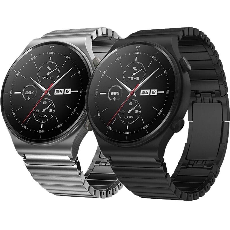 Correa Acero Inoxidable Ajustable Gris Para Huawei Watch Gt3