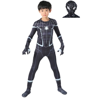 Disfraz De Spiderman Negro Para Niños , Diseño , Para Adultos Y | Shopee  Colombia