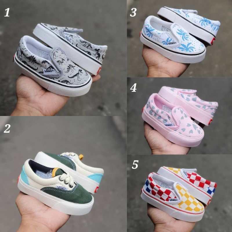 Zapatos VANS para ninos divertida edad 1 5TH zapatos para ninos Cool VANS BABY IMPORT Shopee Colombia