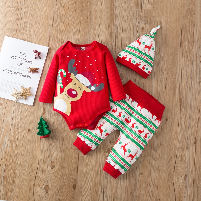 Conjunto de best sale navidad para bebes