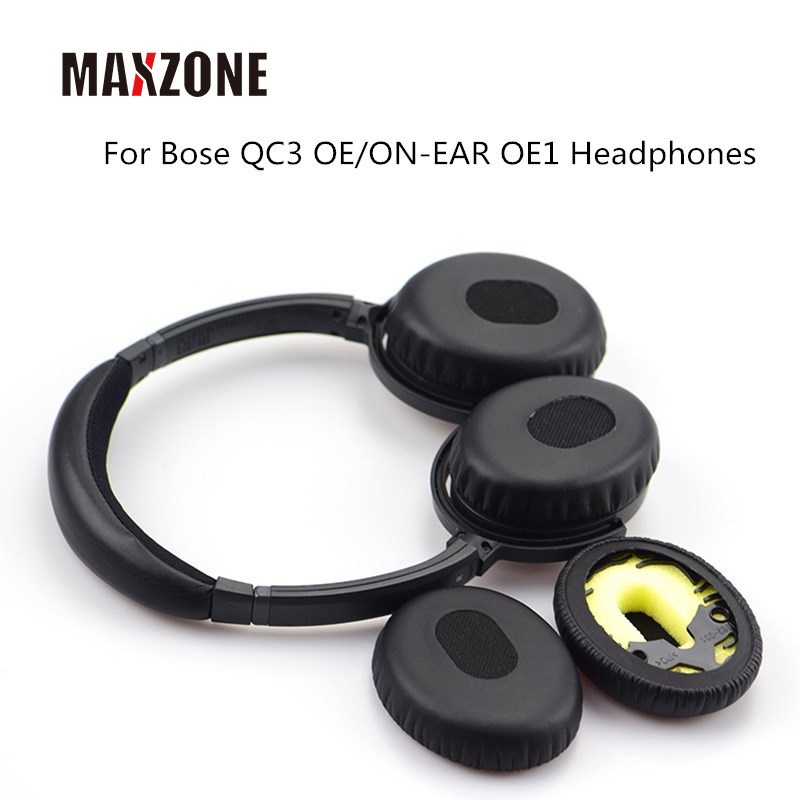 Almohadillas MAXZONE Para Auriculares Bose QC3 OE ON Ear OE1 De Repuesto De Audio Accesorios Para La Cabeza