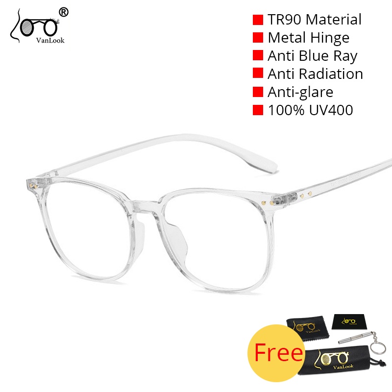 Gafas De Ordenador Pantalla De Juego De Los Hombres De Las Mujeres  Transparente Lentes Transparentes De La Moda