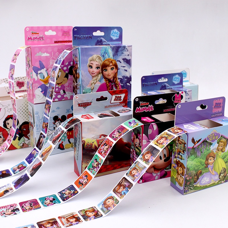 Disney Frozen Caja de pegatinas de 9 rollos