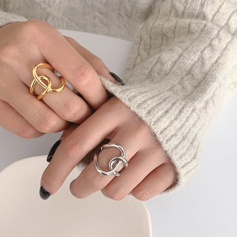 Anillos De Metal De Moda Para Mujer Personalidad Gran Declaraci n