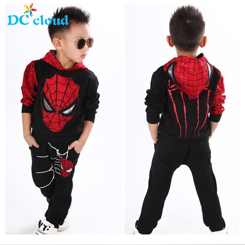 Spiderman Beb Ni os Ropa Conjunto Algod n Deporte Traje Moda Ni o Spider Man Cosplay Ch ndal