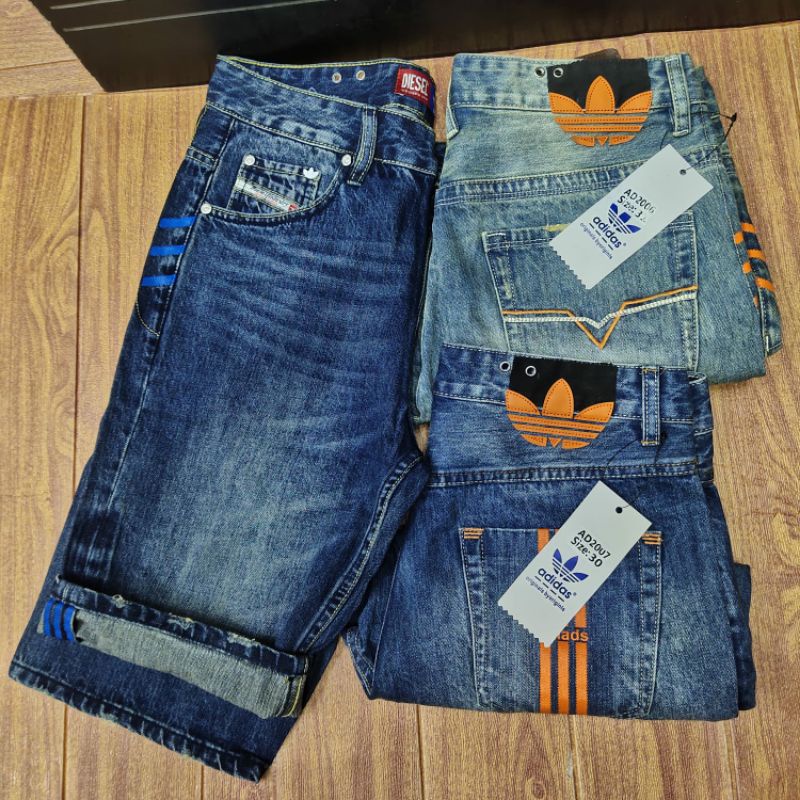 Jeans cortos adidas originales para hombre Shopee Colombia