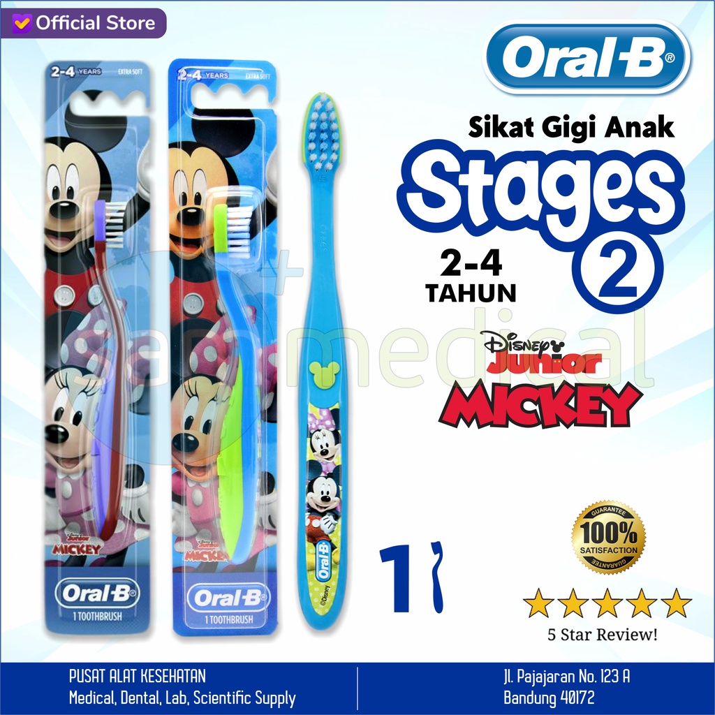 Cepillo Dental Oral B Eléctrico Infantil 1 Pieza