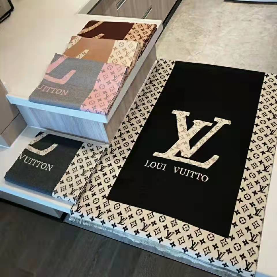 Bufanda De Cachemira Caliente De Doble Cara Louis Vuitton Multifuncional Lv  Chal Para Mujer Rosa 2022 Entrega Rápida