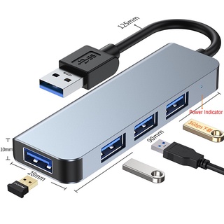 Hub USB 3.0 de 4 puertos, concentrador de datos ultra delgado con  transferencia de alta velocidad de hasta 5 Gbps para iMac, MacBook, Mac  Pro/Mini
