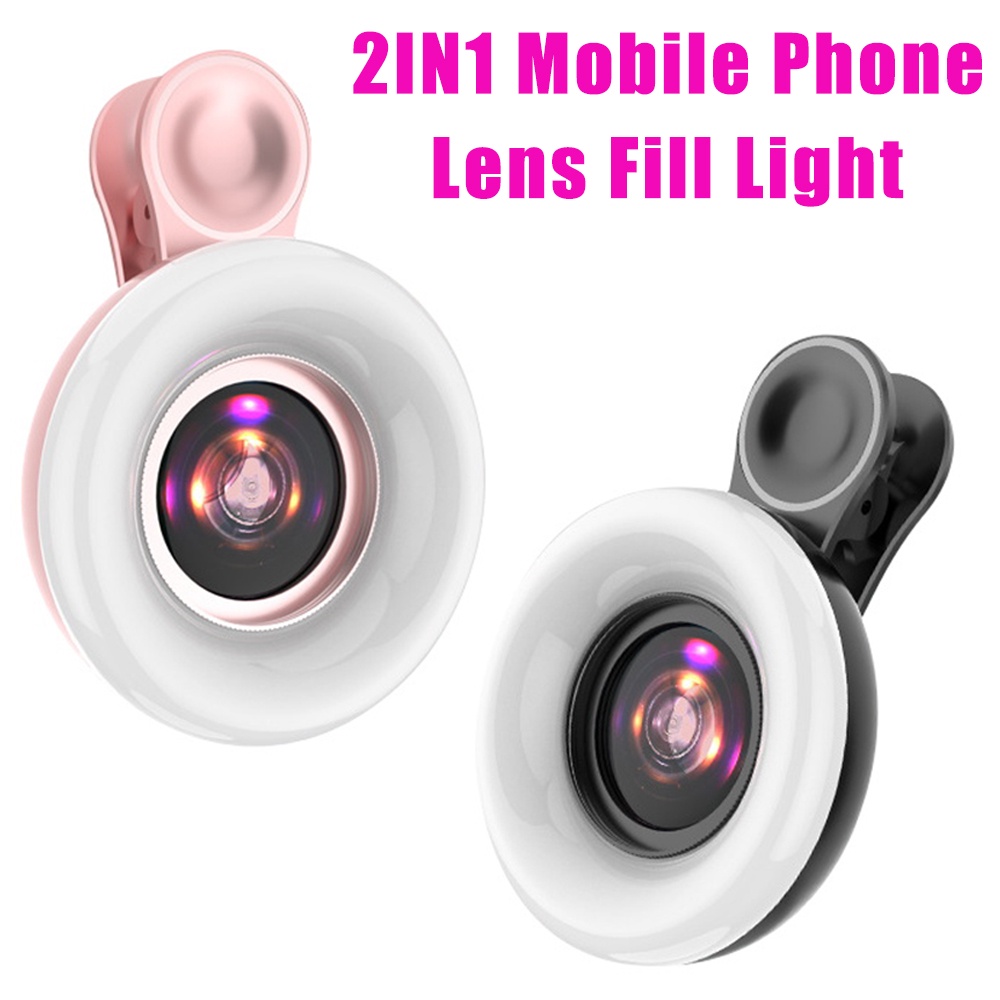Luz de teléfono con 120 luces LED para selfie, luz de video recargable de  5000 mAh, 3 modos de luz ajustados, para teléfono, cámara, laptop, iPad,  luz