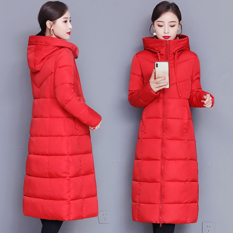 Abrigo Con Relleno De Algodon Ligero Para Mujer Invierno Cortavientos Chaqueta Larga Y Ligera Shopee Colombia