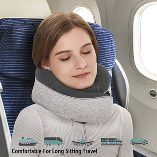 Comprar Almohada de viaje en forma de U, almohadas de espuma viscoelástica  para el cuello, almohada de masaje suave para el cuello, almohada Cervical  para dormir en avión