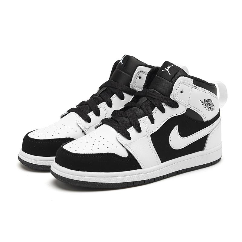 Nike Zapatos Hombre Air Jordan 1 Blanco Negro Retro Baloncesto high top aj1 mid Mujer running kids CN9M