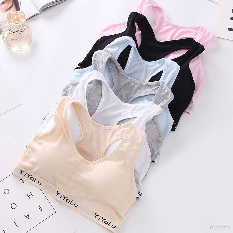 Doly Adolescentes Sujetador Para Nina Ninos bralette tops Estudiante Ropa Interior Sin Anillo De Acero Ninas Chaleco Mujeres Estudiantes junior high school Desarrollar Shopee Colombia