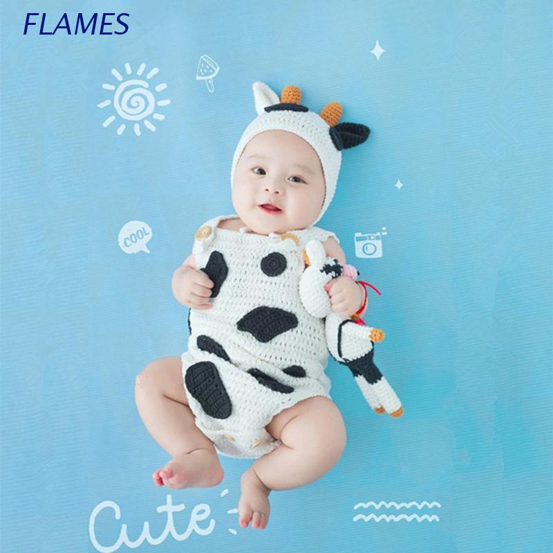 DELEY Disfraz De León Para Bebé 0-6 Meses – Set De Fotografía Con Sombrero De Punto Y Pantalones, Regalo De Ducha