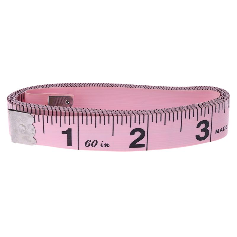 Cinta métrica para medir el cuerpo, cinta métrica para el cuerpo, paquete  de 3, cinta métrica para coser, tela, tela, sastre, 60 pulgadas, color rosa