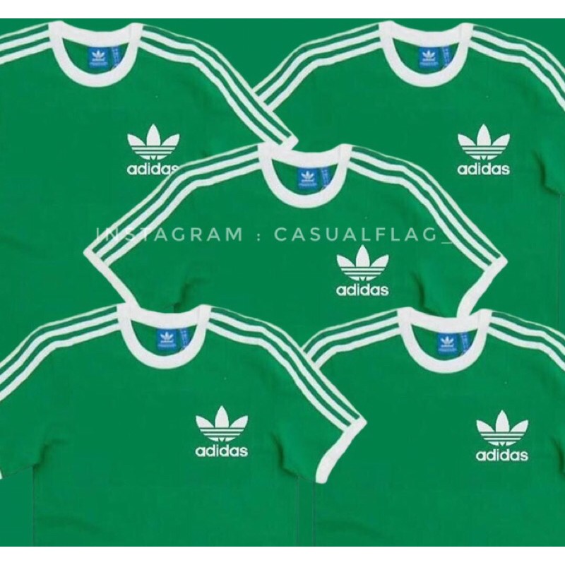 Psicológico Eh almacenamiento Adidas California Retro camiseta - verde | Shopee Colombia