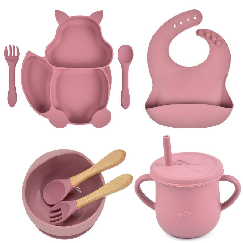 Cuencos para Bebés con Ventosa Plato de Silicona Suave para Niños Pequeños  Lindo Oso de Dibujos Animados en Forma de Plato de Succión para Bebés 3  Particiones Suministros de ANGGREK Otros